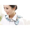 P-0343 2 Colors New Fashion Silver Gold Plated Charm Rhinestone Bowknot Shape Scarf Buckle Brooch Women Jewelry