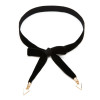 N-6488 bohemian vintage style black long leather chain Collar Necklace for women jewelry