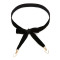 N-6488 bohemian vintage style black long leather chain Collar Necklace for women jewelry