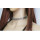 N-6460 Fashion Silver Plated Carving Metal bib Choker Necklace Jewelry for Women