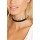N-6486 Fashion Style Gold Plated Black Long Leather Chain Pendant Necklace for Women Jewelry