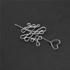 F-0366 2 Styles 2 Colors Minimalist Gold Silver Hollow Geometric Metal Hairpin Hair Clip Hair Jewelry