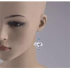 E-3897 Fashion Silver Plated 8 Styles Resin Beads Dangle Earring for Women Jewerly
