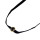 N-6516 Women Black Retro Velvet Crystal Collars Necklace Choker Long Clavicle Chain