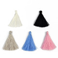 E-3900 100pcs/Pack Color Mixing 50mm Tassels Ployester Cotton Charms Pendant Imitation Silk Satin Tassels Jewelry