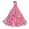 E-3900 100pcs/Pack Color Mixing 50mm Tassels Ployester Cotton Charms Pendant Imitation Silk Satin Tassels Jewelry