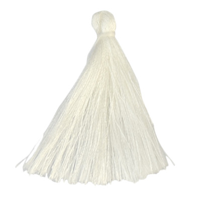 E-3900 100pcs/Pack Color Mixing 50mm Tassels Ployester Cotton Charms Pendant Imitation Silk Satin Tassels Jewelry