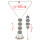 N-6530 B-0824 Bohemian Vintage Silver Inlay Resin Bead Coins Tassels Pendant Necklace Bracelets For Women Set Jewelry