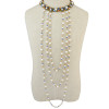 N-6532 Bohemian Fashion Gold Plated Necklace Inlay Crystal Rhinestone Tassels Pendant & Necklace For Women Jewelry
