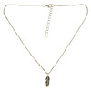 N-6535 2 Pcs/set Fashion Lace Metal Stitching Collar Necklace Leaf Pendants for Women Jewelry