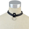 N-6542 Fashion Vintage Black Leather Choker Neckkace Gothic Handmade Jewelry