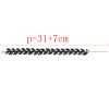 N-6536 Punk Style Leather Leaf Shape Necklace Gothic Choker Necklaces For Women Jewelry