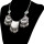 N-6557 Bohemian Silver Fashion Necklace Natural Turquoise Beads Tassel Pendant Necklace Women Jewelry