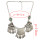 N-6557 Bohemian Silver Fashion Necklace Natural Turquoise Beads Tassel Pendant Necklace Women Jewelry