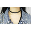 N-6561 2Colors Fashion Vintage Black Leather Choker Neckkace Punk Handmade Jewelry