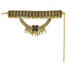 N-6575 Retro Boho Tribal Tassel Collar Bib Chain Chunky Pendant Statement Necklace Choker for Women