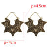 E-3925 Vintage Ethnic Tibetan Silver Hook Earring Dangling Earrings Tribal Jewelry 2 Colors