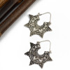 E-3925 Vintage Ethnic Tibetan Silver Hook Earring Dangling Earrings Tribal Jewelry 2 Colors