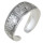 B-0828 Fashion Vintage Silver Plated Caving Bangle Wide Cuff Bracelet can be Adjustable