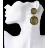 E-3929 Bohemian Fashion Silver Bronze Indian Style Vintage Geometry Shape Earrings For Women Jewelry