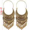 E-3931 1 Pair Bohemian Vintage Antique Silver Silver Plated Sun Carved Fashion Earring Bead Dangle Drop Earrings For Women Jewelry  SKU: