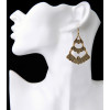 E-3933 Europen Retro Earrings Butterfly Shape Long Drop Dangle Earring for Women 2 Colors