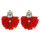 E-3939 Luxry Drop Earrings Shine AAA Zircon Crystal Dangle Stud Tassel Earring 4 Colors
