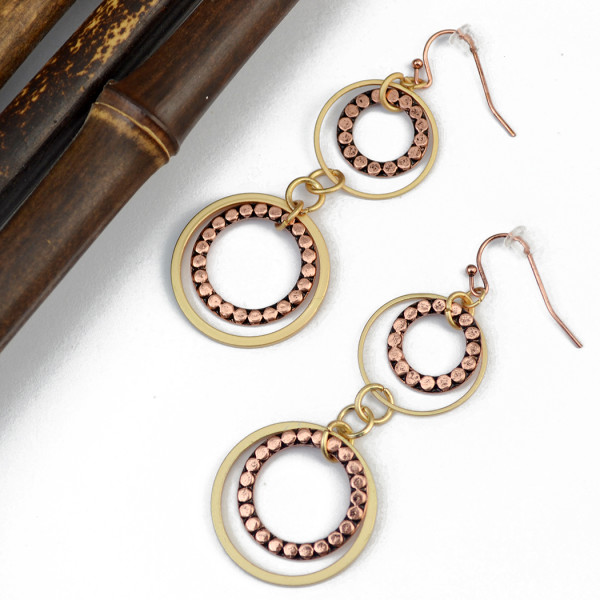 E-3943 New Arrival 2 Colors Gold Plated Alloy Dangle Earrings Drop Long Earrings Fashion Women Jewelry