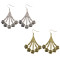 E-3946 Bohemian Vintage Silver Gold Plated Alloy Earring Drop Earrings for Women Jewelry