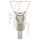 N-6584 Bohemian Silver Fashion Necklace Carved Hollow Out Moon Shape Rope Chain Tassels Pendant Necklaces Jewelry