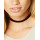 N-6587 Fashion Vintage Antique Necklace Choker Wide Purple Solid Velvet Necklaces for Women