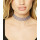N-6591 3 Colors Punk Gothnic Style Lace Flower Shape Choker Necklace Short Calvicle Fashion Necklace Women Jewelry
