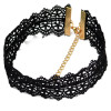 N-6589   Hot Sale Black Lace Choker Necklaces Women Fashion Punk Gothic Choker Handmade Neck Goth Boho Jewelry