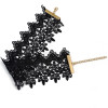 N-6589   Hot Sale Black Lace Choker Necklaces Women Fashion Punk Gothic Choker Handmade Neck Goth Boho Jewelry