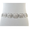 N-6603 Bohemian Retro Tribal Body Jewelry Gypsy Silver Plated Alloy Carved Flower Belly Body Chain Waist Summer Chain