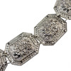 N-6603 Bohemian Retro Tribal Body Jewelry Gypsy Silver Plated Alloy Carved Flower Belly Body Chain Waist Summer Chain