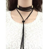 N-6607 European Style Gold Silver Fashion Necklaces Velvet Leather Choker Short Clavicle Necklaces For Women Jewelry