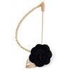 P-0352 Cloth Rose Flowers Corsage Men's Brooches Suit Jacket Accessories Brooch Pin with Chain Marry Jewelry 3 Colors