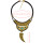 N-6617 Fashion Bohemian Black Leather Chain Wolf Teeth Shape Pendant Necklace can be Adjustable Chain for Women Jewelry