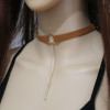 N-6619 Vintage Style Black Brown Adjustable Choker Velvet Necklace for Women Jewelry