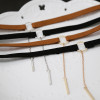 N-6619 Vintage Style Black Brown Adjustable Choker Velvet Necklace for Women Jewelry