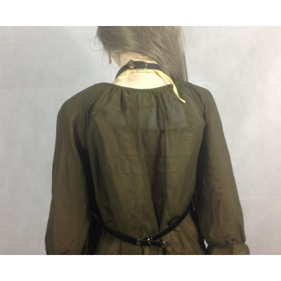 N-6614 New Design Punk Style Black Pu Leather Sexy Bondage Straps Bra Body Harness Queen Lingerie Belt Body Chain Women Body Jewelry