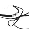 N-6622 Punk Gothic Long Black Velvet Chain Double Wrap Gold Choker Necklace