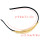 F-0382 New Fashion Hairband Leaf Shape Crystal Alloy Hair Jewelry for Girl Hair Accessories