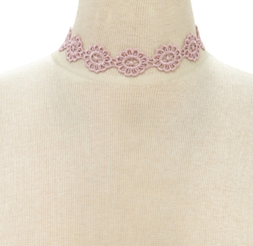 N-6623 Women's Fashion Jewelry Lace Crochet Necklace Choker