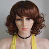 N-6639 Black Velvet Double Chain Anchor Pendant Choker Necklace