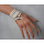 B-0834 3Colors Fashion Silver Alloy Leather Bracelet  Unisex Bracelets For Women Jewelry