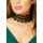 N-6650 Fashion Vintage Punk Gothic Black Lace Sexy Choker Necklaces  Handmade Adjustable for Women Jewelry