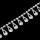 N-6672 Korean Style Choker Necklaces Adjustable Light Rhinestones Crystal Collar Bib Necklace