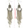 E-3974 Retro Silver Plated Long Chain Pendants Tassels Chain Drop Dangle Earring for Women